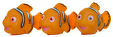 4 Piece Squeaking Clownfish Mom and Babies Bathtub/ Pool Play Set