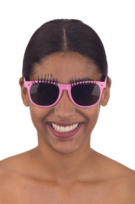 Costume Accessory- Big Eyelash Pink Sunglasses