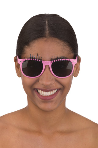 eyelash goggles Costume Accessory- Big Eyelash Pink Sunglasses – LindasGifts