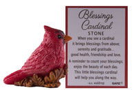 Christmas Stocking Stuffer/ Favor- Blessings Cardinal Stone w/ Story Card