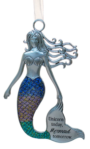 3.5 Inch Zinc Mermazing Mermaid Ornament-  Mermaid Tomorrow