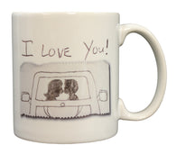 Heartwarming Gum Wrapper Commercial Inspired I Love You 11oz Coffee Mug