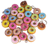 Basket Stuffers/ Party Favors- 25 Pack Of Donut Key Chain Charms