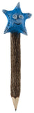 Nautical Gift - Hand Carved Wooden Sea life Jumbo Pencil (Starfish)