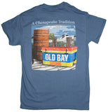 Men's Officially Licensed Old Bay Seafood Seasoning Cooler Pier T-Shirt