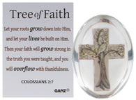 Tree of Faith Inspirational Pocket Charm with Story Card