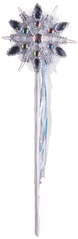 Halloween Accessory- Sparkly Glittery Fairy Wand w/ Ribbon & Sequins