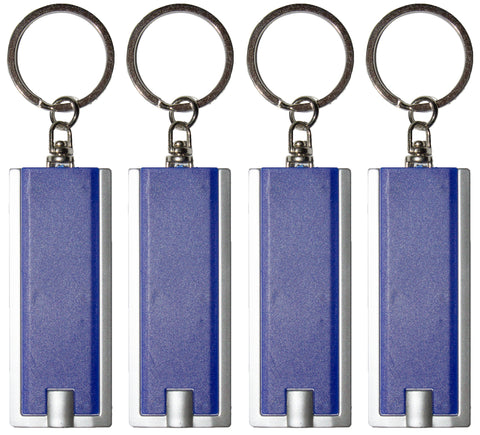 Set of 4 Flashlight Key Chains - Great Party Favors