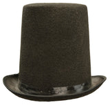 WHOLESALE LOT OF 24 HIGH QUALITY ABE LICOLN STYLE BLACK STOVEPIPE HATS