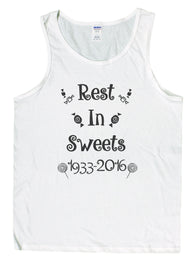 Men's Gene Wilder Tribute "Rest In Sweets" Tank Top