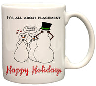 Naughty Snowman Funny Christmas 11oz Coffee Mug