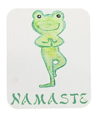 Namaste Yoga Frog Mouse Pad