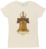 Ladies Philadelphia 2015 Pope Liberty Bell Commemorative T-Shirt