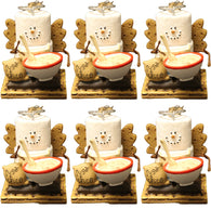 S'mores Baker Angel "Sugar and Spice" Ornament - Pack Of 6