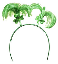 Ladies Luck of the Irish Head Bopper Pigtails Headband