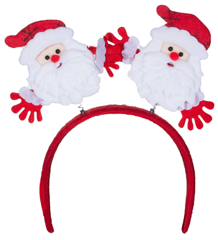 Christmas Accessory - Santa Claus Bopper Headband - Lots of fun!