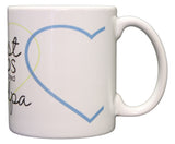 The Best Dads Get Promoted To Grandpa 11oz Coffee Mug with Hearts