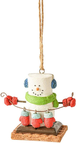 S'mores Wearing Winter Mittens Christmas/ Everyday Ornament