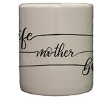 Wife Mother Boss Funny 11 Ounce Ceramic Coffee Mug Microwave/ DW Safe