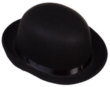 Jacobson Hat Company Unisex Deluxe Black Felt Derby Hat (Adult Medium 57 cm)