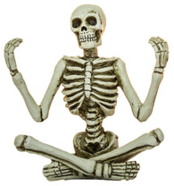 Ganz Zen Skeleton Figurines in Various Meditation Poses (Meditation B)