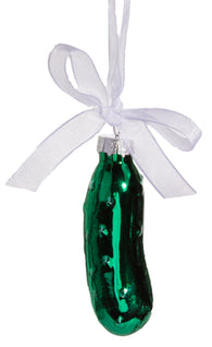 Traditional Glass Pickle Ornament In Gift Box With Story Of The Pickle