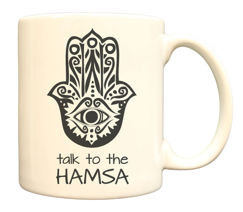 Talk To The Hamsa 11oz Coffee Mug