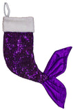21 Inch Sparkly Mermaid Tail Christmas Stocking