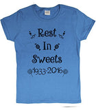 Ladies Gene Wilder Tribute "Rest In Sweets" T-Shirt