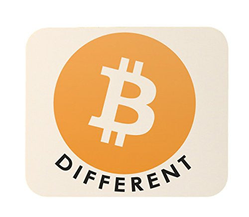 Bitcoin Be Different Logo Mouse Pad