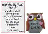 With Owl My Heart Owl Pocket Stone With Story Card (Owl Ways)