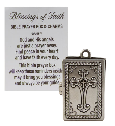 Blessings of Faith Bible Prayer Box and Charms with Story Card