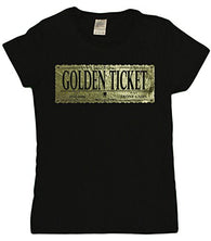 Ladies Gene Wilder Tribute Golden Ticket T-Shirt
