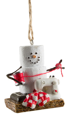 S'mores Crafting With Sewing Machine Christmas/ Everyday Ornament