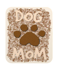 Dog Lovers "Dog Mom" with Paw Print Mouse Pad
