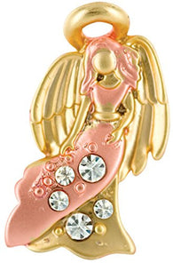 Wings and Wishes Angel For A Special Mother Two Tone 1 Inch Tac Pin With Crystals