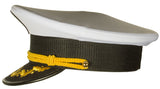 Deluxe Men's Skipper Yacht Hat, Sizes 57-60cm Commercial Quality
