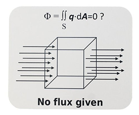 No Flux Given Funny Science Mouse Pad