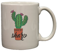 Lookin' Sharp Funny Cactus 11 Oz Ceramic Coffee Mug