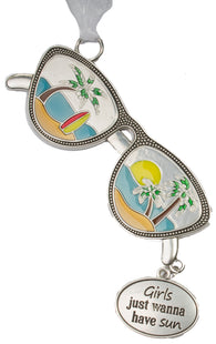 Life is a Breeze Inspirational Zinc Ornaments -Girls just wanna have sun