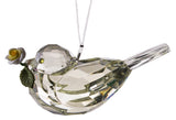 Crystal Expressions 3 Inch Rose Bird Ornament/ Sun Catcher