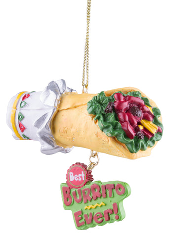Super Cute Best Burrito Ever Christmas/ Everyday Ornament