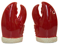 Ceramic Crab Claw Salt & Pepper Shaker Set