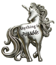 Magical Unicorn Inspirational Zinc Pocket Charm With Story Card