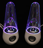 Water dance and LED Lamp Speakers for PC Laptop MP3 Phone (White)