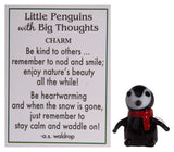 Little Penguin With Big Thoughts Christmas Penguin Figurine w/ Story Card