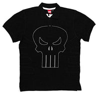 Punisher Frank's Polo Men's Polo Shirt, Black, Small