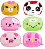 Colorful Animals Soft Plush Coin Purse/ Key chain/ Backpack Clip