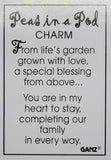 Ganz Peas in a Pod Family Blessing Charm