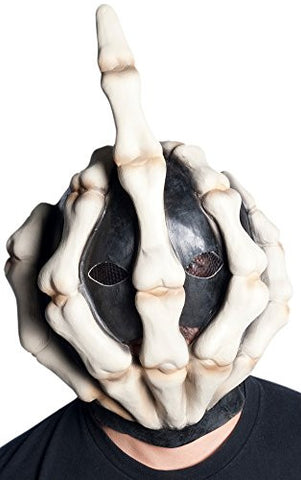 Forum Novelties Skeleton Hand Middle Finger Latex Mask